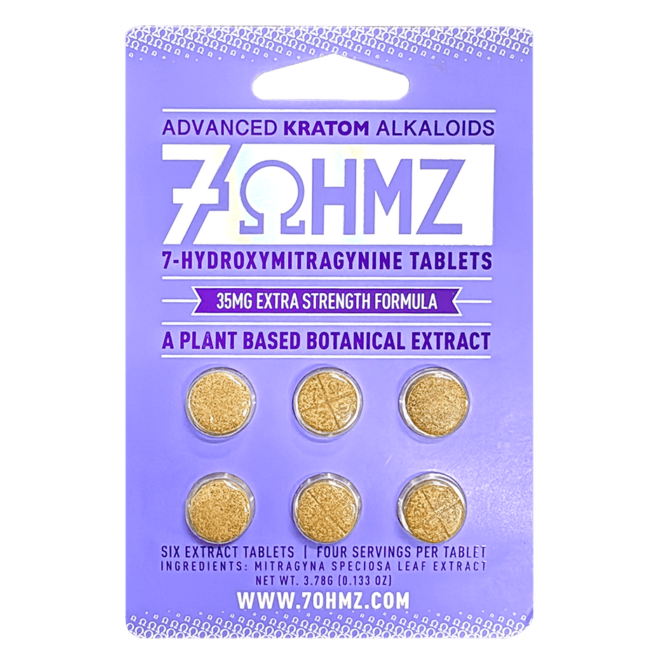 7OHMZ 35mg Extra Strength 6 Count - Kratom Hood