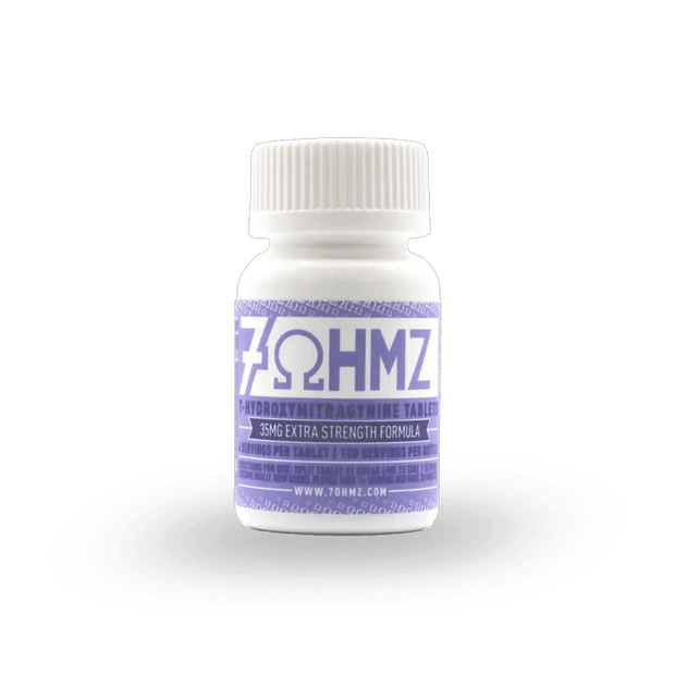 7OHMZ 35mg Extra Strength Tablets – 30 Count Bottle - Kratom Hood