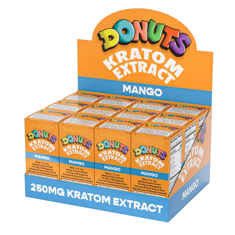 Donuts Kratom Extract 250mg Mango Shot - Kratom Hood