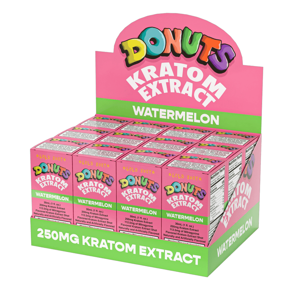 Donuts Kratom Extract 250mg Watermelon Shot - Kratom Hood