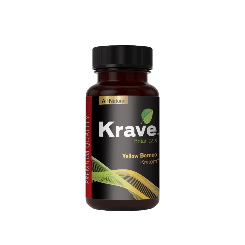 Krave Kratom Yellow Borneo - Kratom Hood