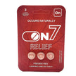 On7 Relief Pseudo Red Chewable Tablets 3 Count 20mg - Kratom Hood