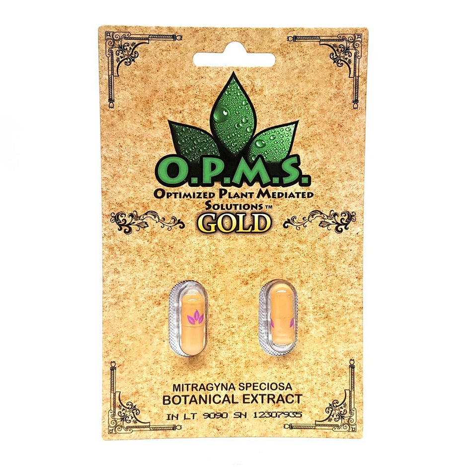 OPMS Gold Kratom Capsules - 2 Pack - Kratom Hood
