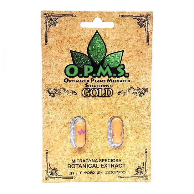 OPMS Gold Kratom Capsules - 2 Pack - Kratom Hood