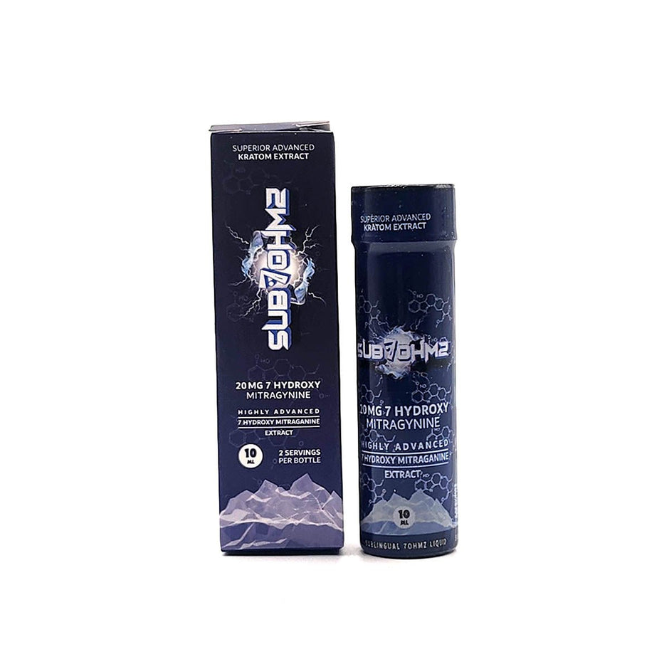 Sub 7Ohmz Mitragynine Liquid Extract 20mg 10ml - Kratom Hood